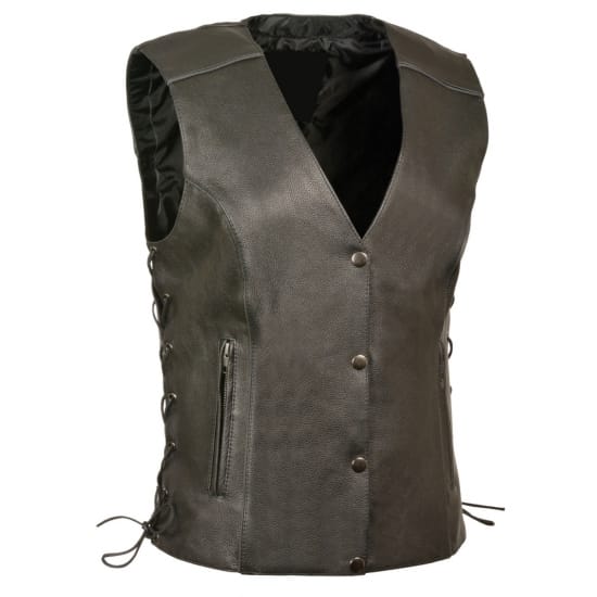 Women Leather Vest