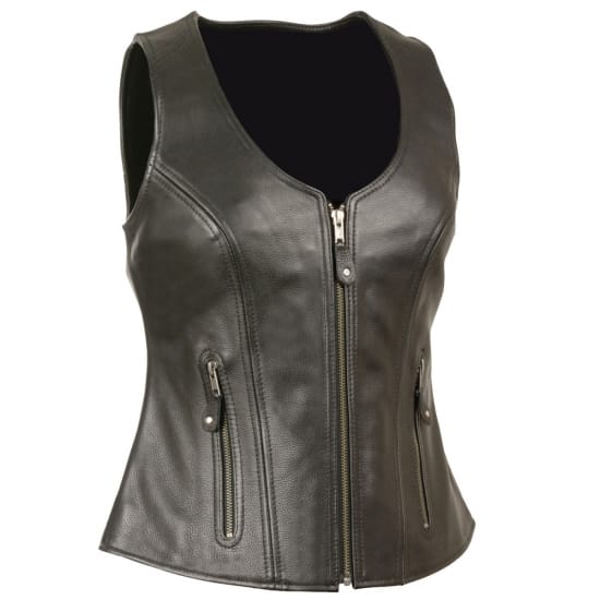 Women Leather Vest