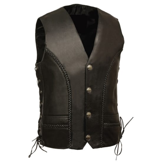 Men Leather Vest