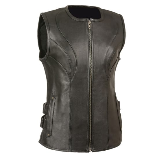 Women Leather Vest